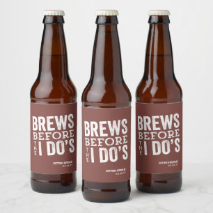 Brouwen voor mijn trouwen bakstenen rode gepersona bier etiket