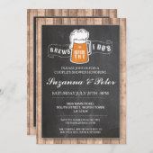 BROUWEN Voordat De I Do's Couple's Showers Uitnodi Kaart (Voorkant / Achterkant)