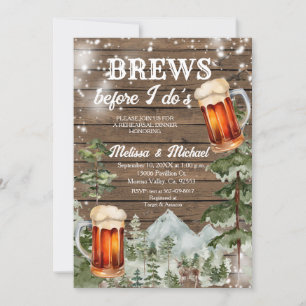 Brouwen voordat ik het Forest Wood-repetitiediner  Kaart