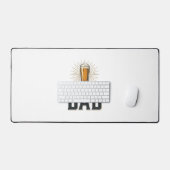 Brouwende Vader Bier Vintage Gravure Shirt Ontwerp Bureaumat (Keyboard & Muis)