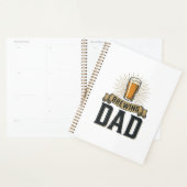 Brouwende Vader Bier Vintage Gravure Shirt Ontwerp Planner (Display)