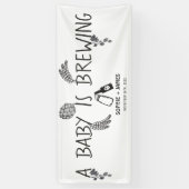 Brouwerij-Baby - B&W - Welkomstvinylbanner Spandoek (Verticaal)