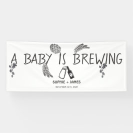 Brouwerij-Baby - B&W - Welkomstvinylbanner Spandoek