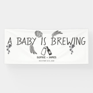 Brouwerij-Baby - B&W - Welkomstvinylbanner Spandoek
