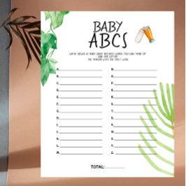 Brouwerij-Baby - Kleur - Baby shower-ABCs-spel