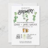 Brouwerij Baby - Kleur - Uitnodiging Baby shower (Voorkant)