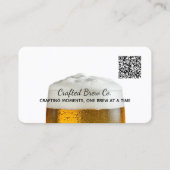 🍻 Brouwerij Bier Custom QR Visitekaartje (Voorkant)