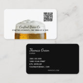🍻 Brouwerij Bier Custom QR Visitekaartje (Voorkant / Achterkant)