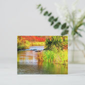Brouwerij Creek in het najaar van de Schilderachti Briefkaart (Staand voorkant)