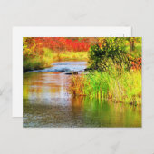 Brouwerij Creek in het najaar van de Schilderachti Briefkaart (Voorkant / Achterkant)