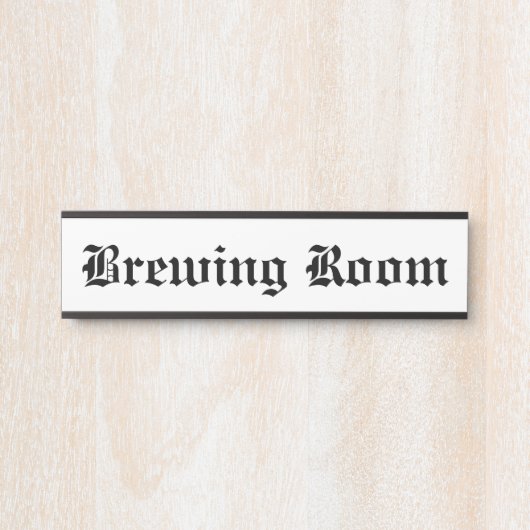 Brouwerij Deurbordje (Voorkant)