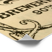 Brouwerij en bieradvertentie uit 1908 poster (Hoek)