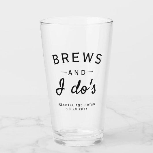 Brouwerij en ik hebben een hooggeprezen weddenscha glas (Voorkant)