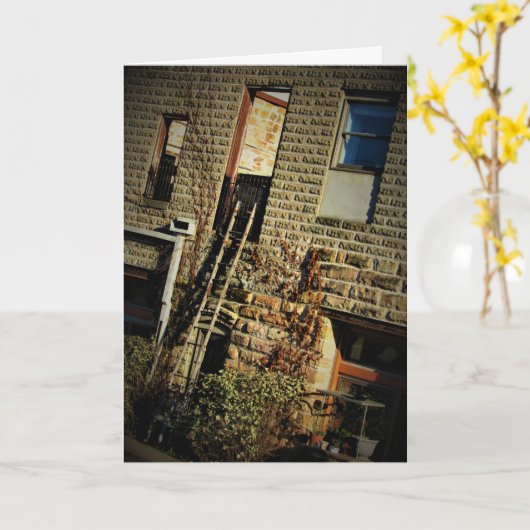 “Brouwerij Foliage” Beterschap Kaart (Gele Bloem)