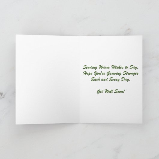 “Brouwerij Foliage” Beterschapkaart Kaart (Binnen)