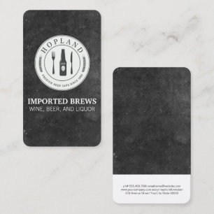 Brouwerij Grafisch Leisteen Visitekaartje