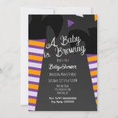 Brouwerij-heks-Baby shower-halloween-partij Kaart (Voorkant)