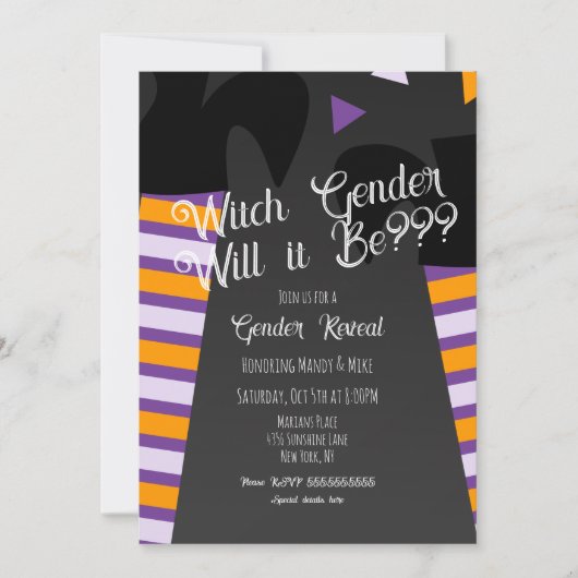 Brouwerij-heks-Baby shower Kaart (Voorkant)