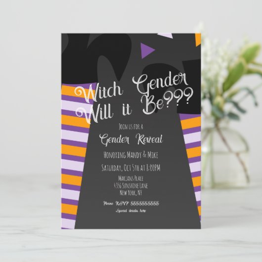 Brouwerij-heks-Baby shower Kaart (Staand voorkant)