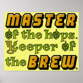 Brouwerij Homebrew Beer Brewery Poster (Voorkant)
