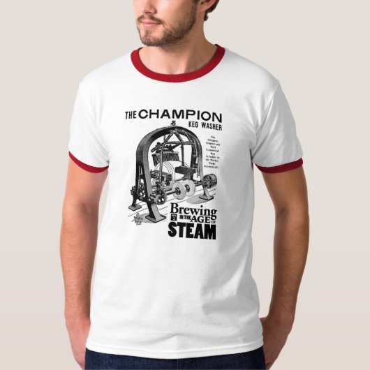 Brouwerij in de tijd van stoombreuk #2 Champion Ke T-shirt (Voorkant)