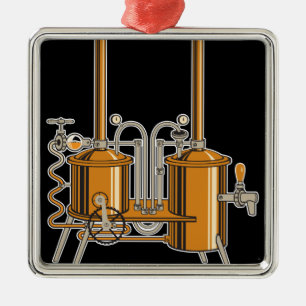 Brouwerij Metalen Ornament