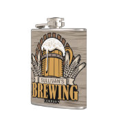 Brouwerij NAAM TOEVOEGEN Craft Bier Brouwerij Bar Heupfles (Links)