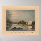 Brouwerij op Upper Schuylkill River Print PA (Voorkant)