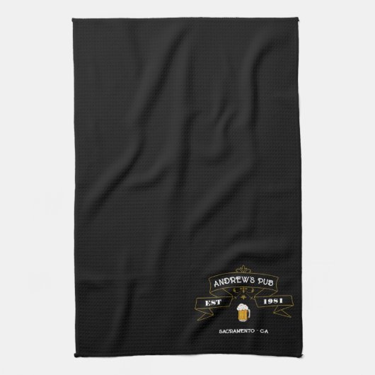 Brouwerij Pub Bar Bier Theedoek (Verticaal)