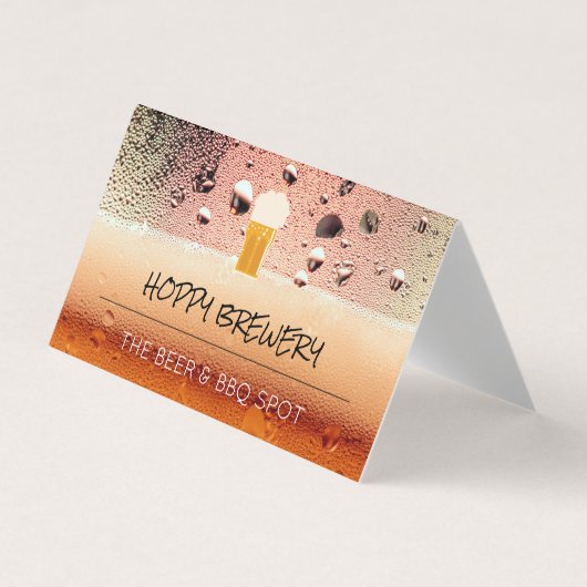 Brouwerij | Pub House | Mok bier Visitekaartje (Voorkant)