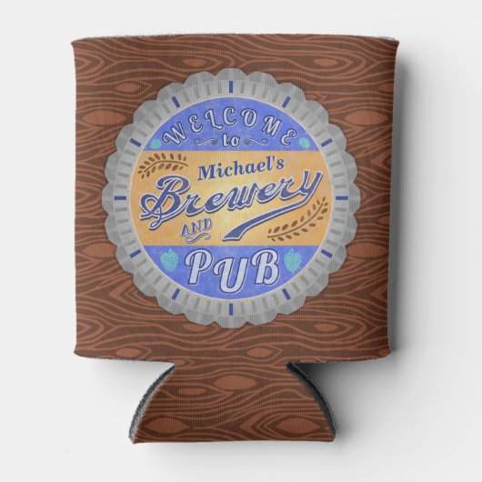 Brouwerij Pub - Pet met speciale bierflesjes Blikjeskoeler (Voorkant)