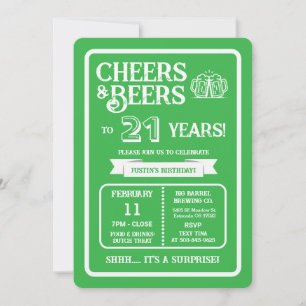 Brouwerij Surprise proost op 21 jaar met cheers en Kaart