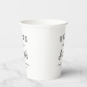 Brouwerij Thema Brews en I Do's Paper cup Papieren Bekers (Rechts)