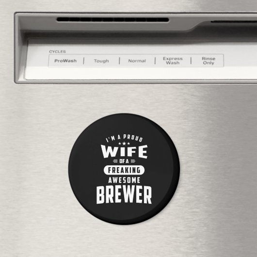 Brouwerij Titel T-shirt Cadeau voor Mannen vrouwen Magneet (Insitu (Vaatwasser))