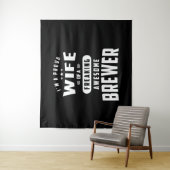 Brouwerij Titel T-shirt Cadeau voor Mannen vrouwen Wandkleed (In situ)