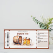 Brouwerij Tour Cadeaubon - Bierproeverij Kaart (Staand voorkant)