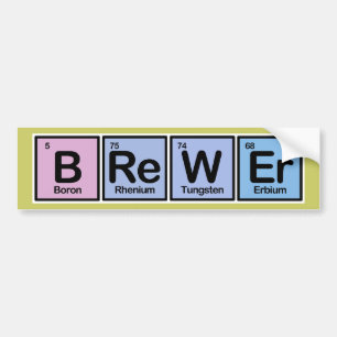 Brouwerij van elementen bumpersticker