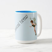 Brouwerij van frituurbakkerijen tweekleurige koffiemok (Voorkant rechts)