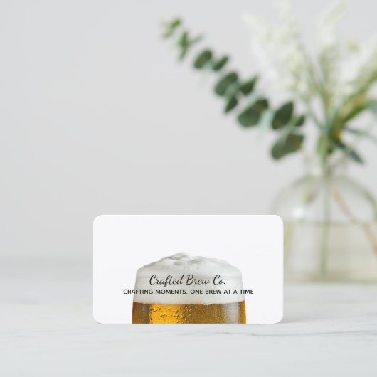 🍺🥨 Brouwerij Visitekaartje (Staand voorkant)