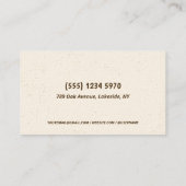 Brouwerij Visitekaartje (Achterkant)