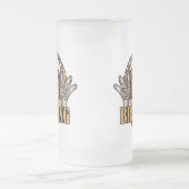 Brouwerij voegt de naam van de brouwerij van de br matglas bierpul (Center)