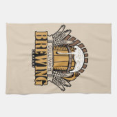 Brouwerij voegt de naam van de brouwerij van de br theedoek (Horizontaal)