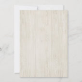 Brouwerij Woman's Birthday Invitation | Rustic Bee Kaart (Achterkant)