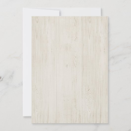 Brouwerij Woman's Birthday Invitation | Rustic Bee Kaart (Achterkant)