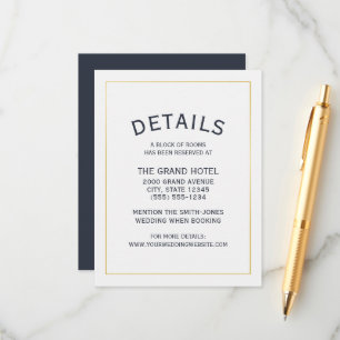 Brouwerijen en ik hebben de details van het huweli informatiekaartje