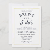 Brouwerijen en ik zijn uitgenodigd voor het brouwe kaart (Voorkant)