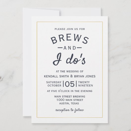 Brouwerijen en ik zijn uitgenodigd voor het brouwe kaart (Voorkant)