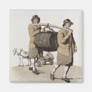 Brouwerijen uit het "Costume of Great Britain", ge Magneet