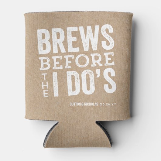 Brouwerijen voor de bierbruiloft van de brouwerij  blikjeskoeler (Voorkant)