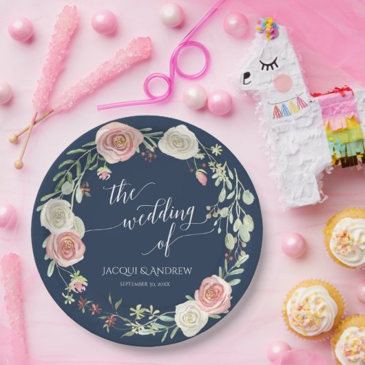 Brouwerijreceptie marinescheepvaart Blush ivoren R Papieren Bordje (Feest)